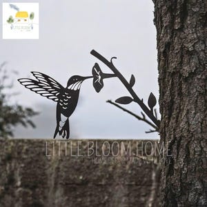 Estaca de jardín, Estaca de metal, Estaca decorativa para jardín, Decoración metálica para jardín, Decoración de jardín exterior, Decoración de jardín, Estaca decorativa para jardín