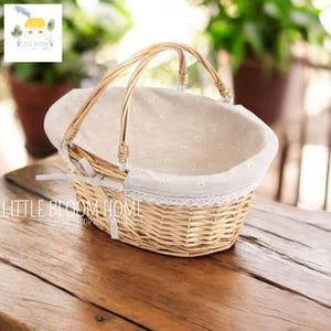 Picnic Basket, Picnic Set, Wicker Basket, Basket With Lid, Picnic Hamper, Lunch Box, Market Basket, Fruit Baskets, Woven Baskets