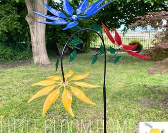 Kinetic Wind Spinner, Metal Wind Spinner, Outdoor Windspinner, Outdoor Yard Decor, Garden Decor, Lawn Windspinner