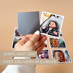 Personalized Photo Magnets for Kids Babies Party Favors Custom Magnetic Photos for Birthdays Baby Showers Memories