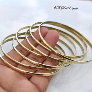 Solid Brass Bangles , Bangle Set Of 7, Gift Set Of Bangles, Brass Bangle Set For Women, Boho Bangles, Handmade Bangle, Valentine Gift item