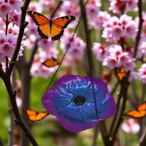 Artisan Iron Swirl Bird Feeder – Embossed Hanging Bird Bath & Decorative Outdoor Garden Ornament