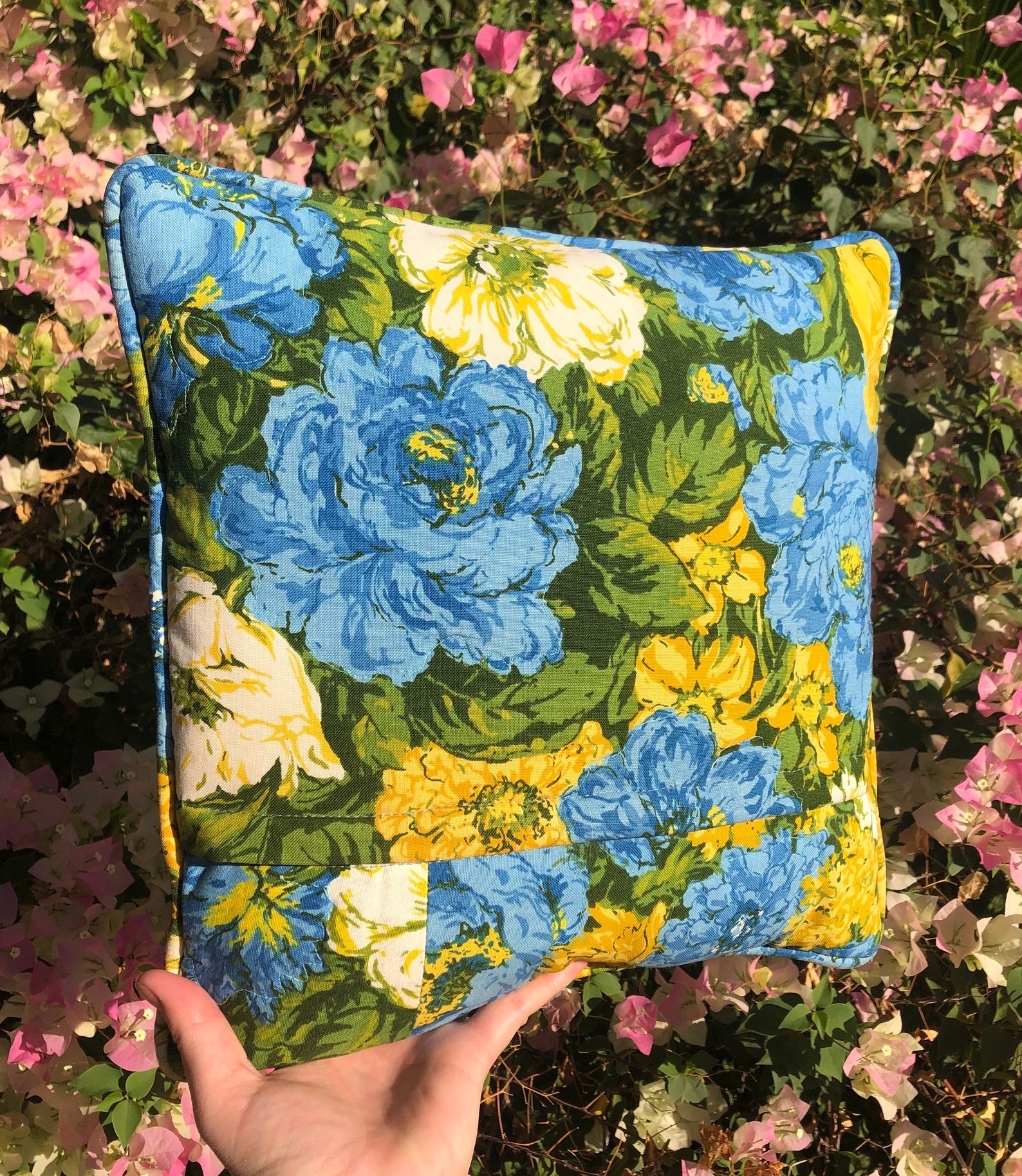 Vintage Floral Throw Pillow Etsy