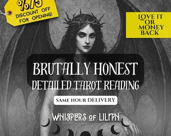 Brutally Honest Tarot Reading, No Sugarcoat, Tarot Cards Reading, Same Hour Tarot Reading, Honest Psychic Reading, Telepathy reading