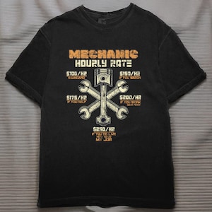 Dr Pepper Funny Mechanic Hourly Rate Gift Shirt For Men Labor