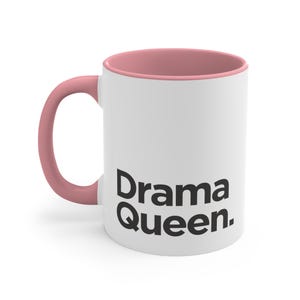 Colorful Drama Queen Mug - Perfect Gift for Coffee Lovers, Fun Home Decor, Birthday Gift, Office Mug, Tea Lovers
