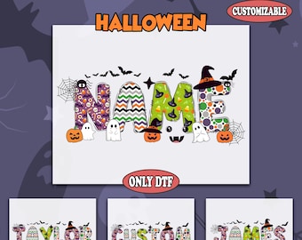 Personalized Halloween Name Dtf, Kids Halloween Dtf, Custom Halloween Dtf, Custom Name Dtf, Custom Name Halloween, Halloween Dtf