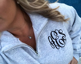 etsy monogram sweatshirt