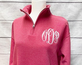 plus size quarter zip pullover