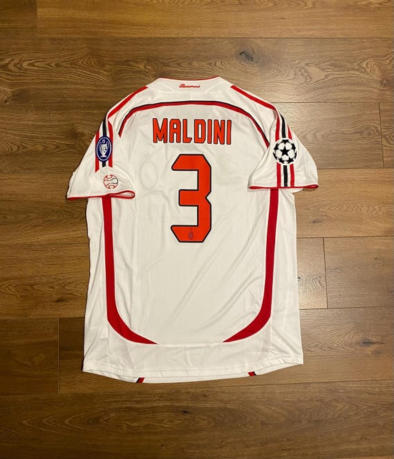 2006/07 AC Milan Away Shirt Jersey No.3 Maldini Size 2XL - Etsy Canada