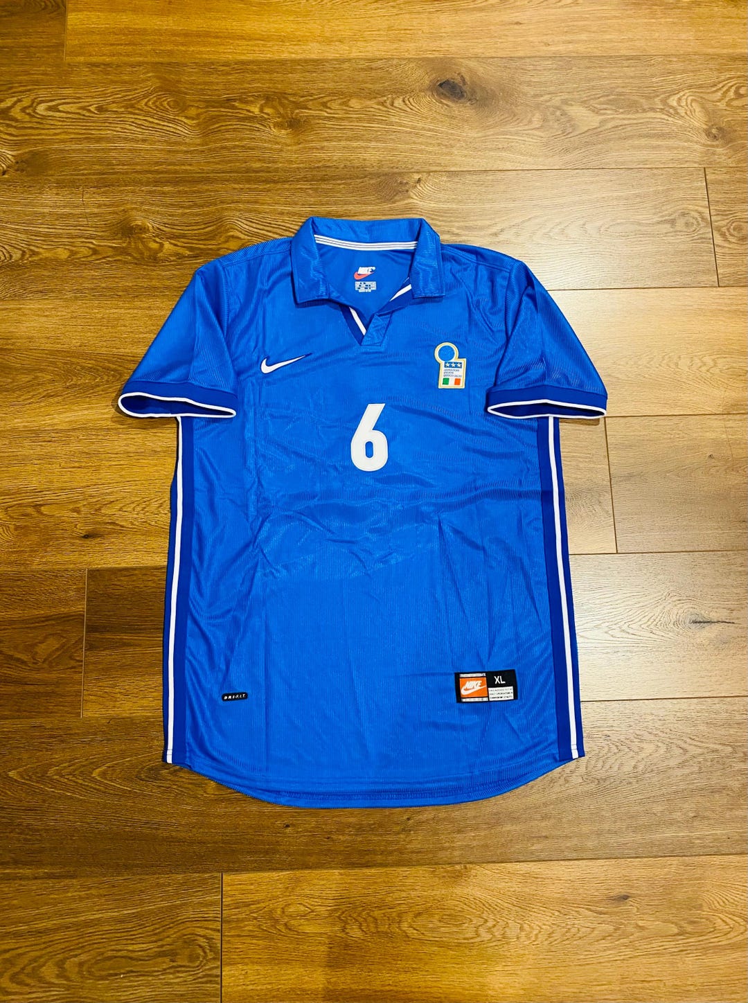 1998 World Cup Italy Home Shirt Jersey No.6 Nesta Size XL - Etsy