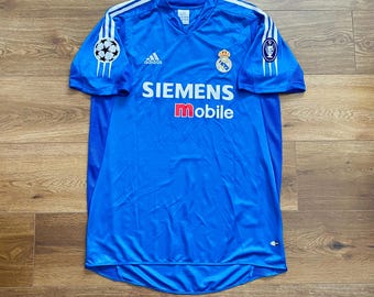 Camiseta de visitante del Real Madrid 2004/05, número 9, Ronaldo, talla XL
