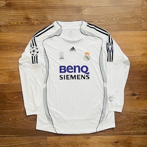 2006/07 Real Madrid Home Long Sleeves Shirt Jersey No.9 Ronaldo