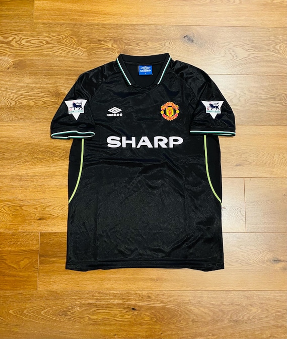 1998/99 Manchester United Third Away Shirt Jersey No.7 Beckham