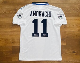 1994/95 Everton Away Shirt Jersey No.11 Amokachi Size XL - Etsy