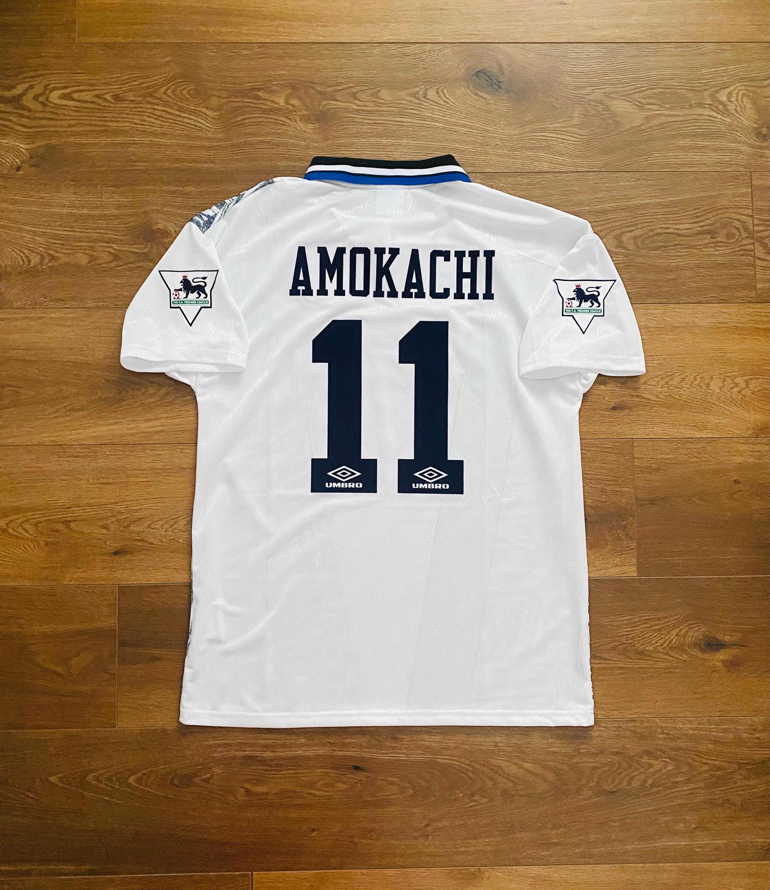 1994/95 Everton Away Shirt Jersey No.11 Amokachi Size XL - Etsy