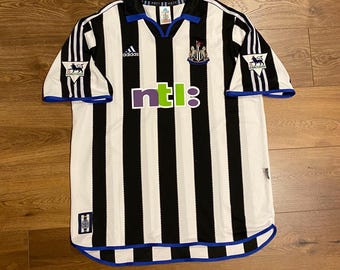 2000/01 Newcastle United Home Shirt Jersey No.9 Shearer Size 2XL