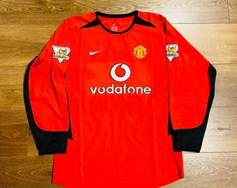 Vintage T-shirt Jersey Size XL Manchester United Manu 2003-04 Away