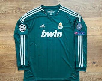 2012/13 Real Madrid Third Away Long Sleeves Shirt Jersey No.7 Ronaldo Size XL