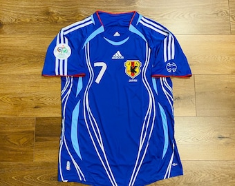 Camiseta de local de Japón de la Copa Mundial 2006, número 7, Nakata, talla XL