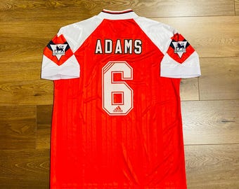 1992/93/94 Arsenal Home Shirt Jersey No.6 Adams Size XL - Etsy