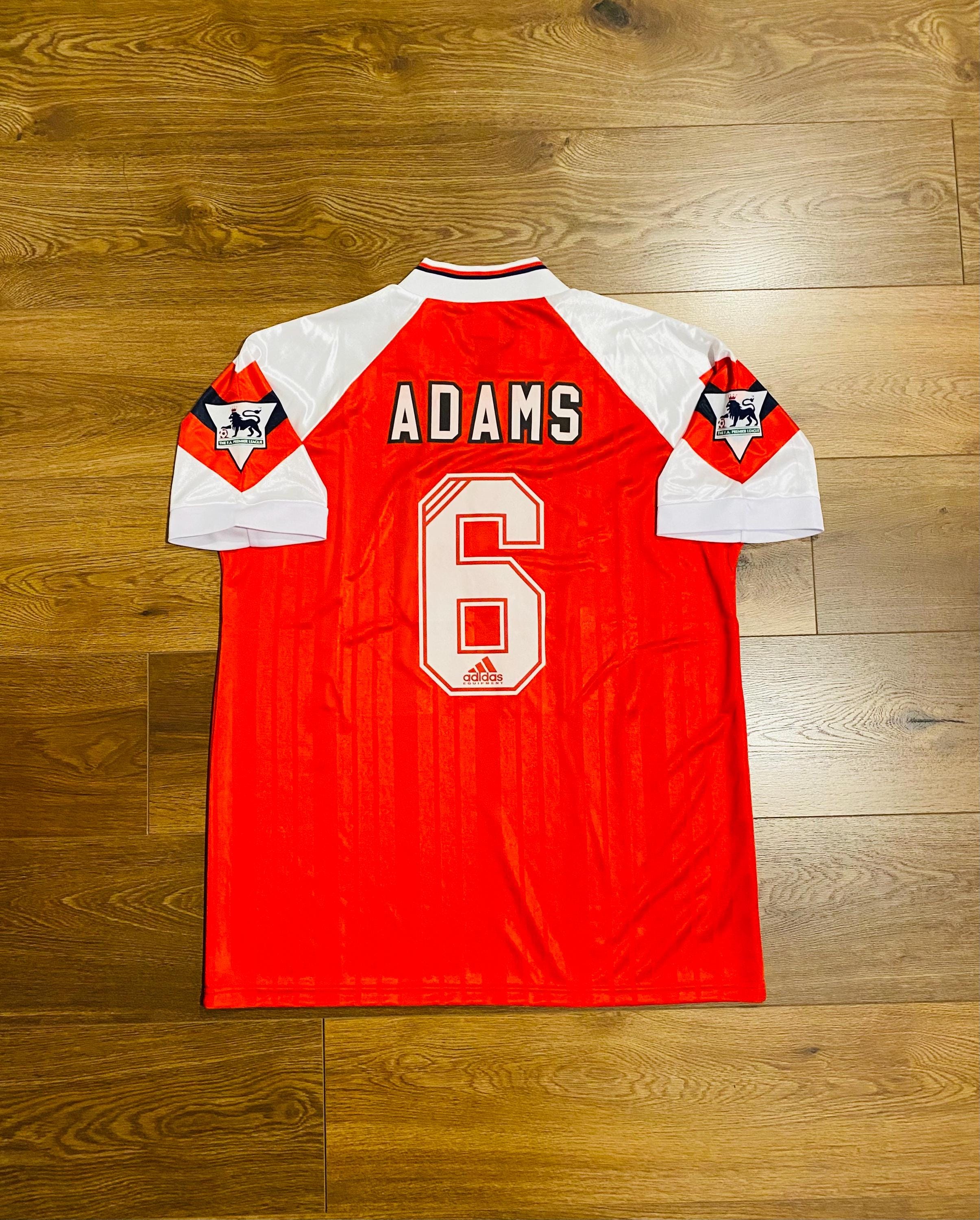 1992/93/94 Arsenal Home Shirt Jersey No.6 Adams Size XL - Etsy