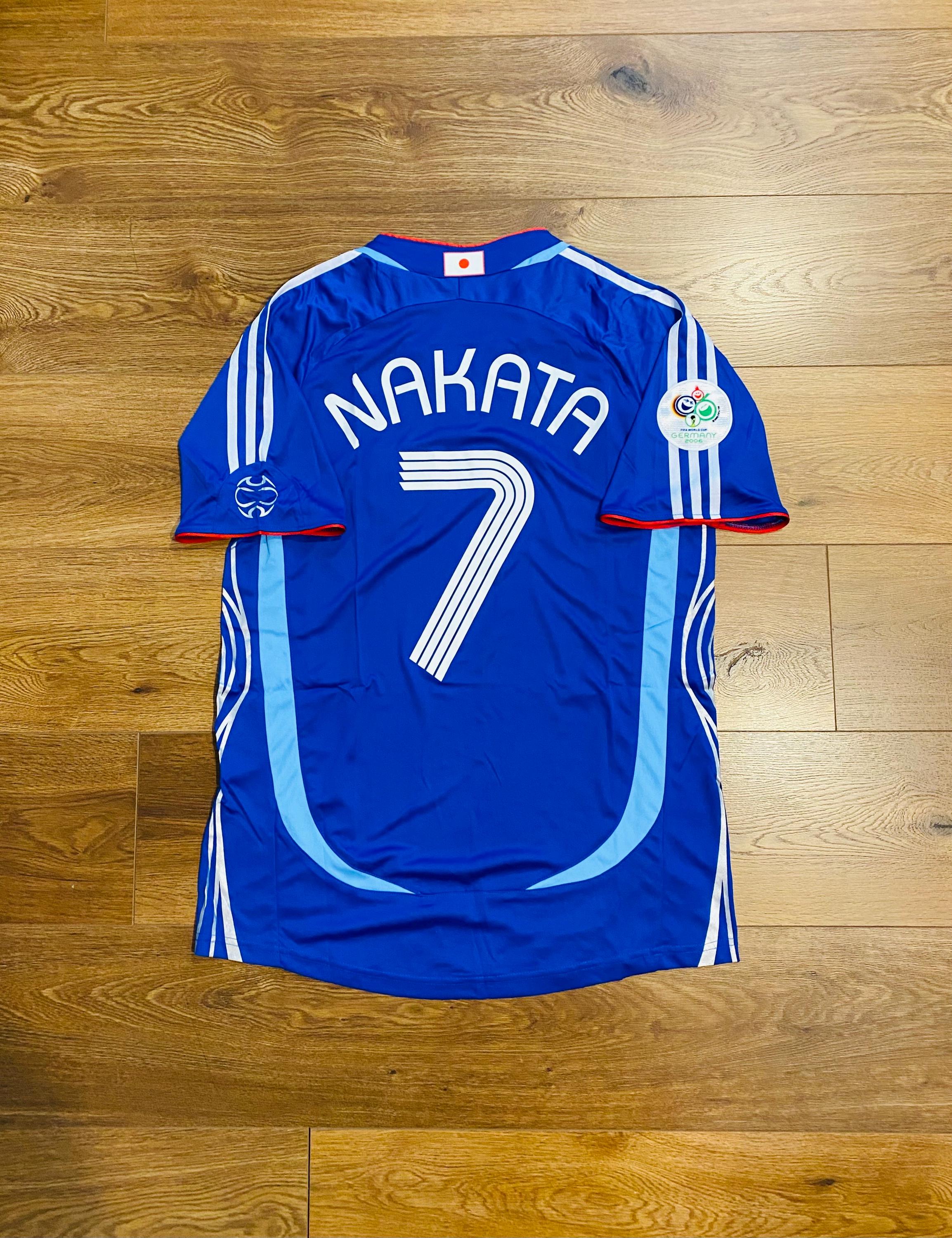 2006 World Cup Japan Home Shirt Jersey No.7 Nakata Size XL - Etsy