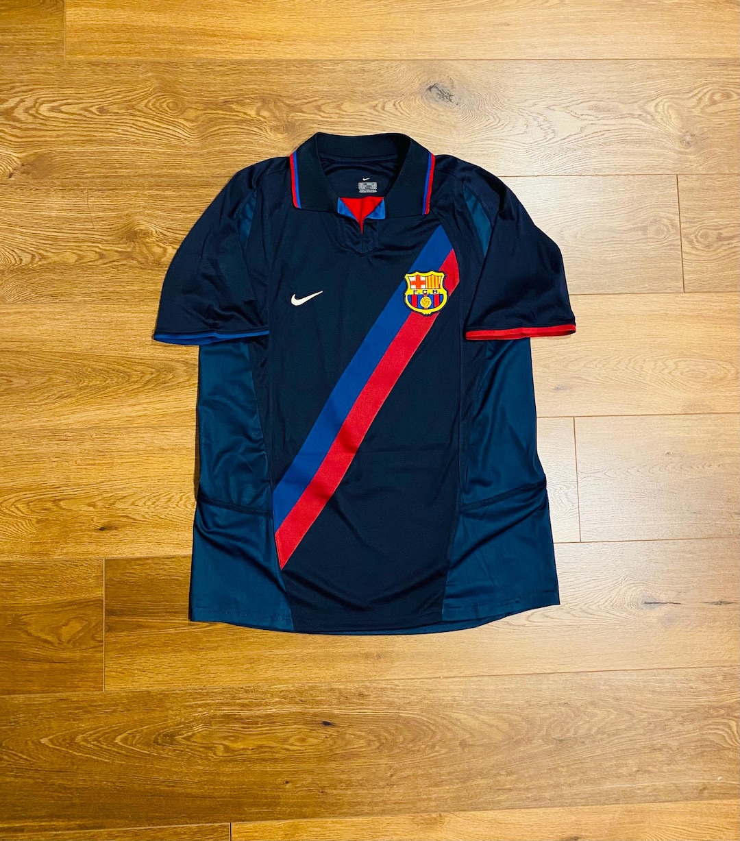2002/03/04 Barcelona Away Shirt Jersey No.21 Luis Enrique Size L