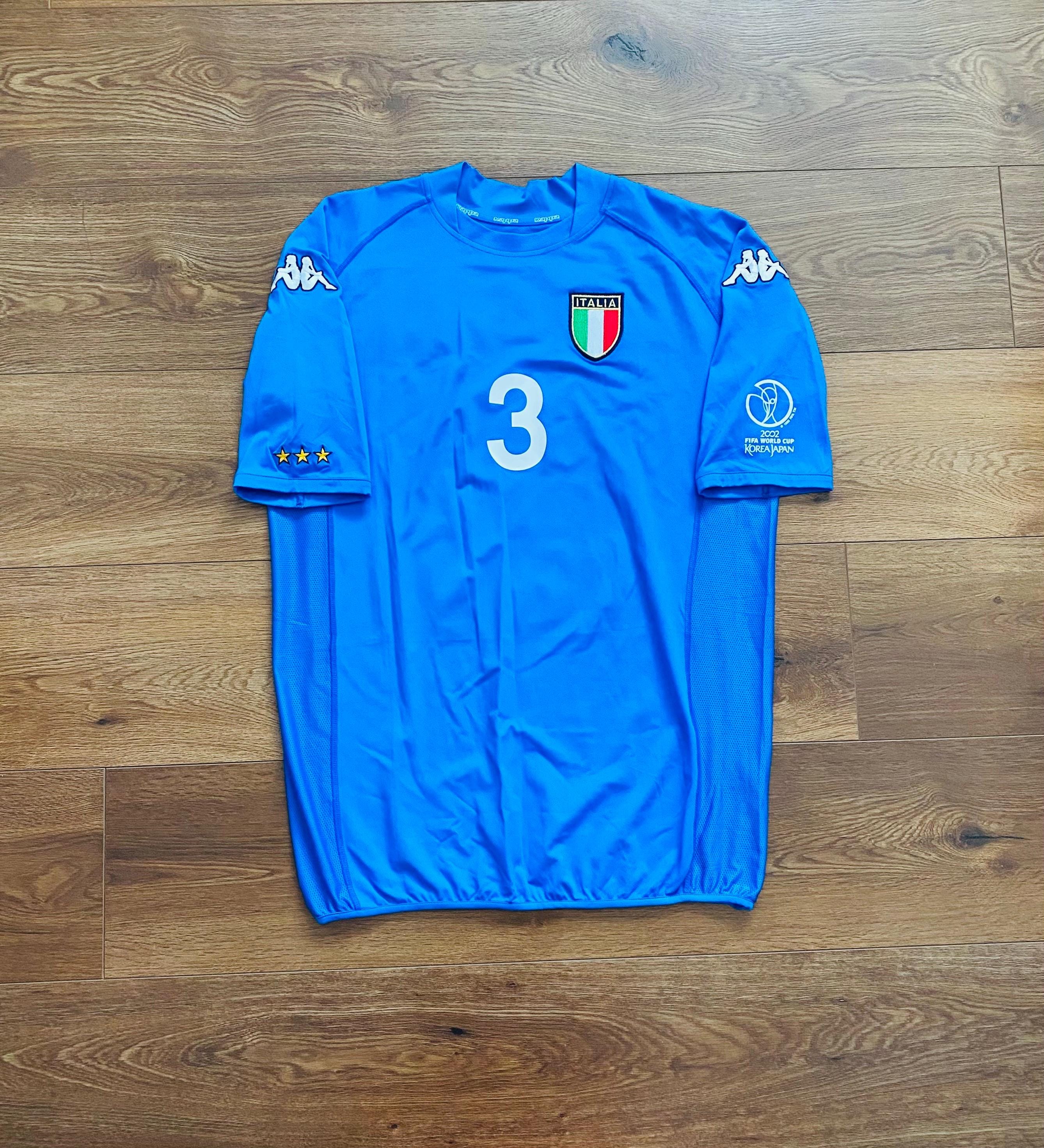 2002 World Cup Italy Home Shirt Jersey No.3 Maldini Size XXL - Etsy