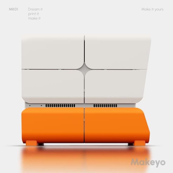 3Dプリント製PCケース：Mini ITX & Micro ATXタワー - Makeyo Design