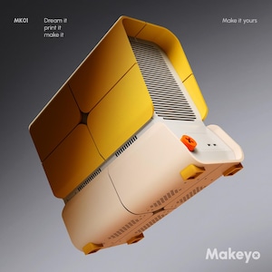 Boitier PC moyen tour à imprimer en 3D format mini ITX & micro ATX designé par Makeyo