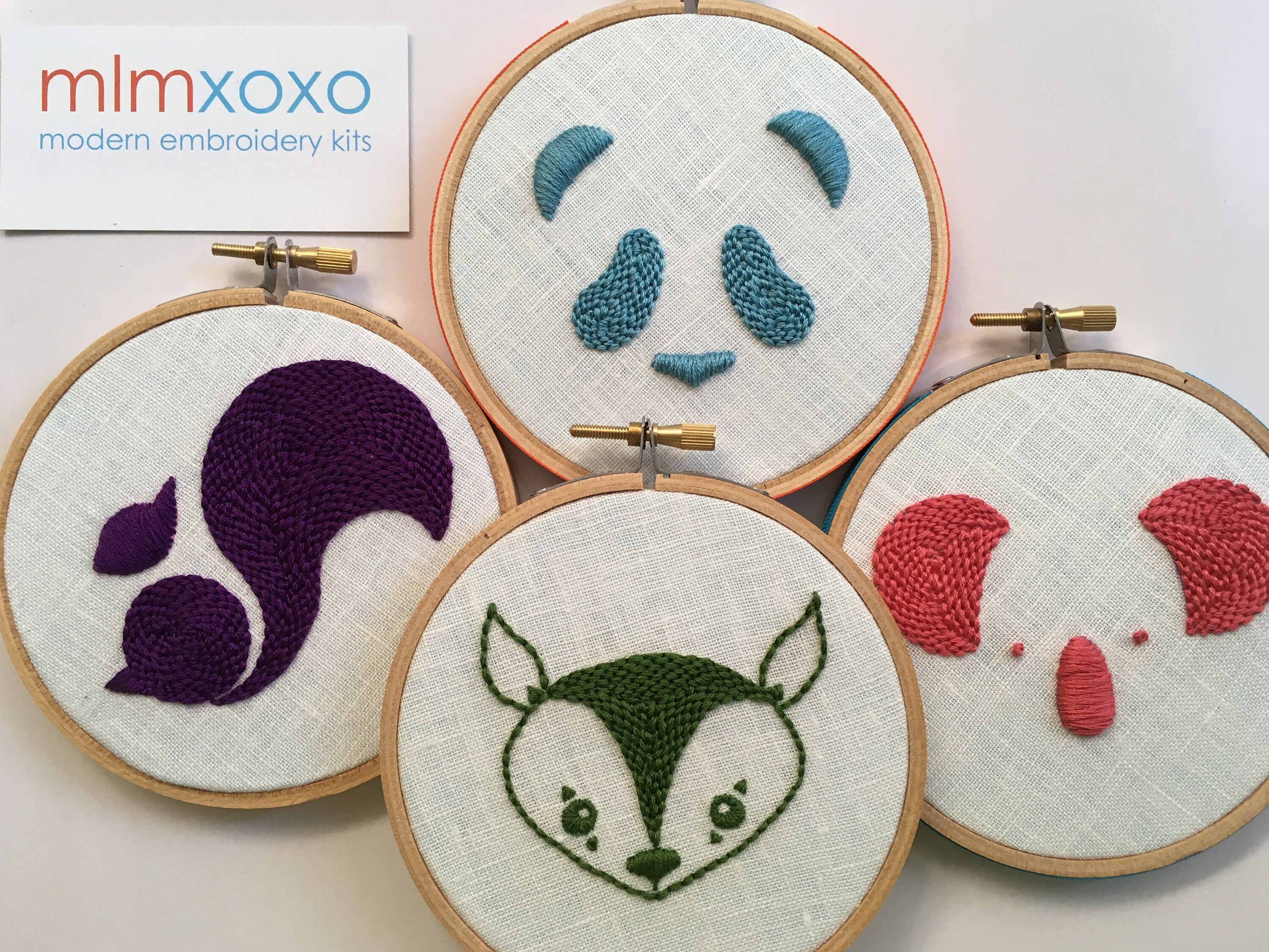Panda embroidery kit by mlmxoxo modern embroidery kit  etsy Panda embroidery kit by mlmxoxo modern embroidery kit  etsy