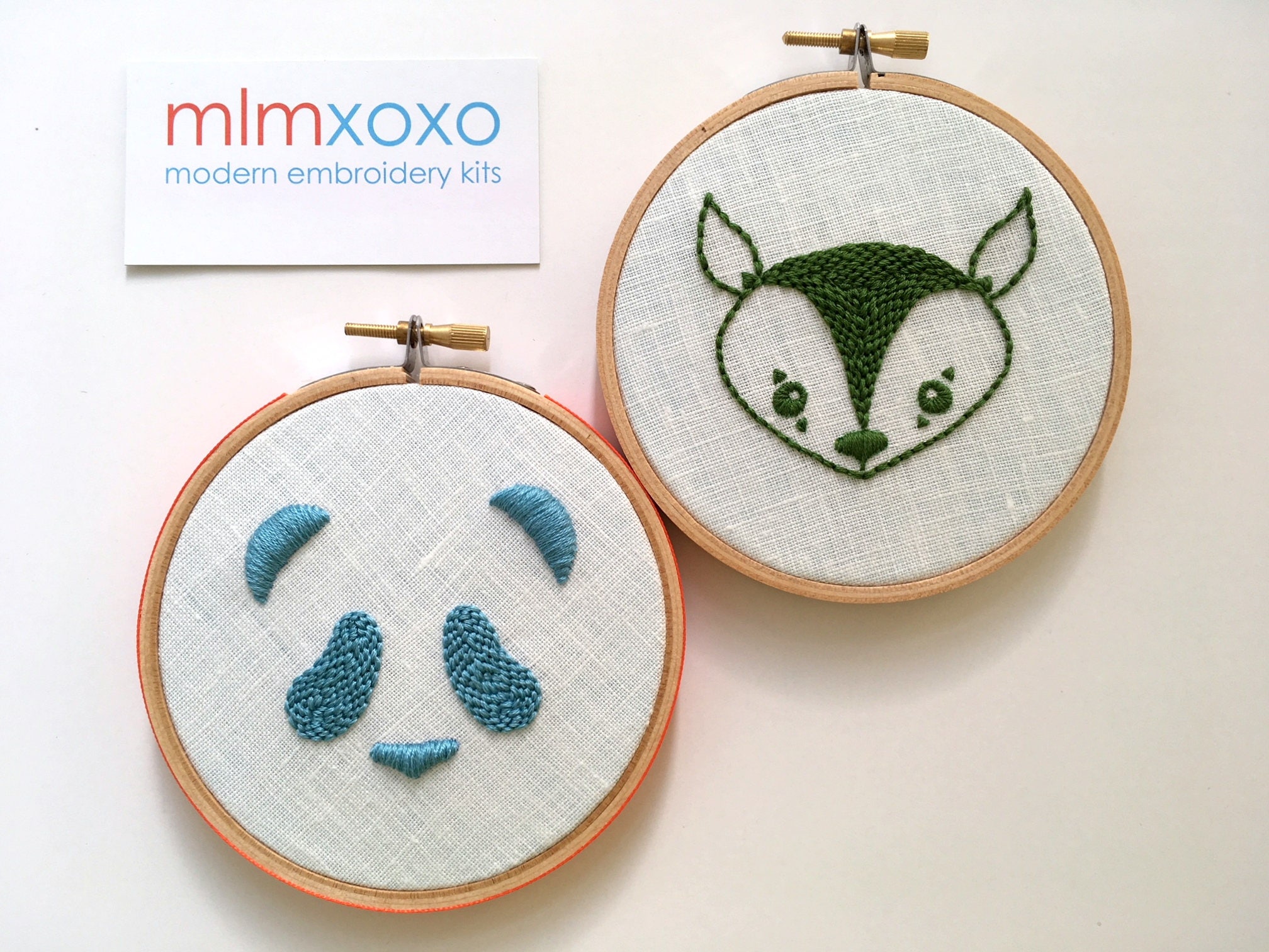 Panda embroidery kit by mlmxoxo modern embroidery kit  etsy Panda embroidery kit by mlmxoxo modern embroidery kit  etsy