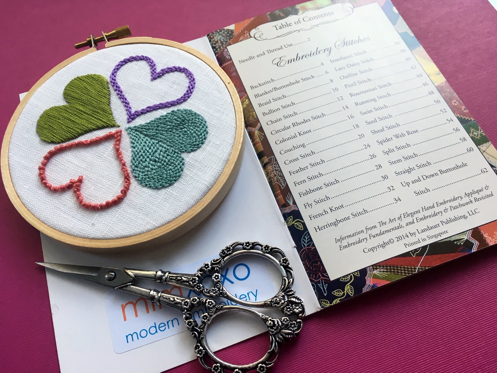Learn to Embroider. Hand Embroidery Heart Sampler Kit. Etsy