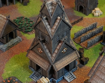 28mm Barracks - Kingdom of Saxonia: Volume 2 -  Wargaming Terrain (Conquest Creations)