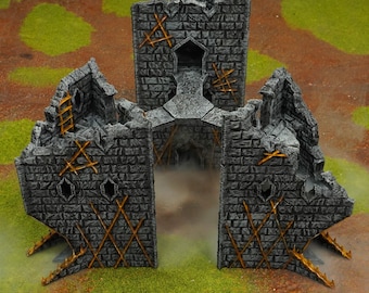 Corrupted Towers - Corrupted Castle - 3D Printed Wargaming Terrain (Conquest Creations)
