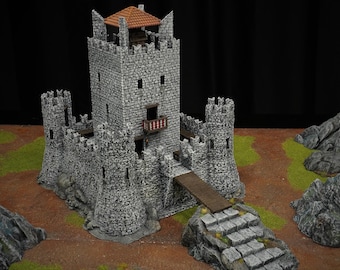 Castle of the Beacon - 3D Printed Wargaming Terrain (Conquest Creations)