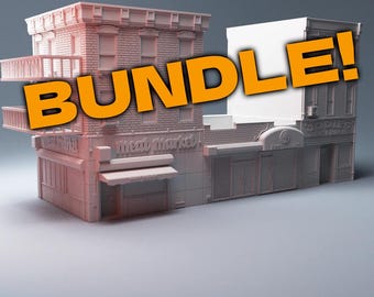 ヘルズキッチン地形バンドル - 3Dプリントウォーゲーミング地形、Corvus Games地形、MCP、モダン、アーバン