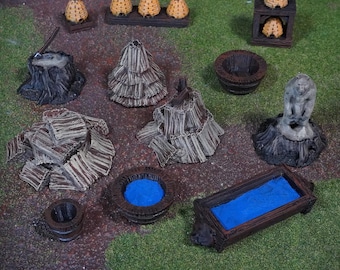 Bear Lord Scatter Terrain Bundle - Realm of the Bear Lord - 3D Printed Wargaming Terrain (Conquest Creations)