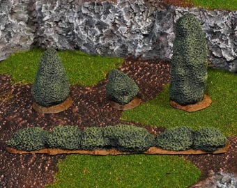Gebladerte van 28 mm - Kingdom of Noldareth - 3D-geprint Wargaming-terrein (Conquest Creations)