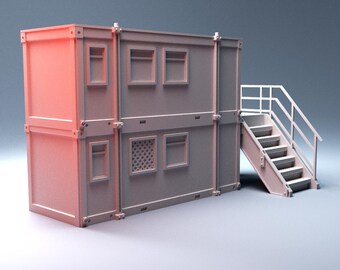 Urban Construction Office - 3D Printed Wargaming Terrain, Corvus Games Terrain, MCP, Infinity