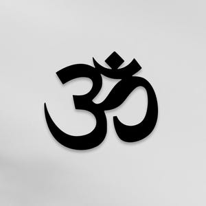 Om Symbol Metal Wall Art | Spiritual Metal Wall Decor | Hindu Wall Art | Meditation Wall Hanging | Yoga Studio Decor Gift | Meditation Gifts