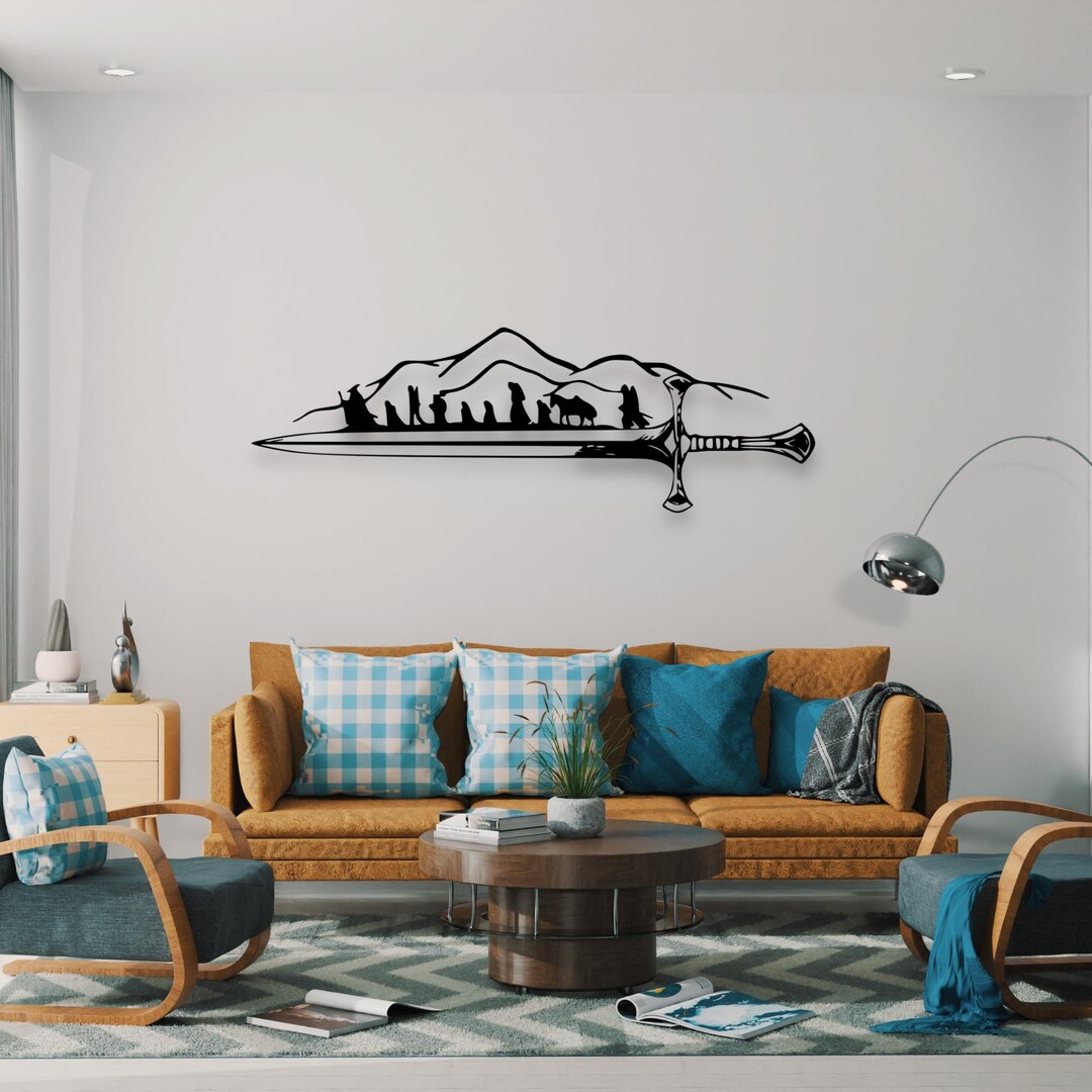 Metal Logo Rohan Lord of the Rings Rohan Metal Wall Art: Laser Cut Steel Decor - Etsy