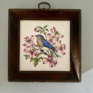 英国H&R Johnson 150角タイル 23枚セット　花柄 ピンク×ブルー H R Johnson Tiles - Etsy