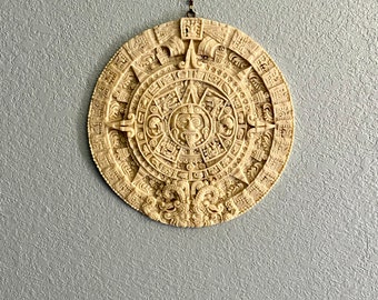 Vintage Aztec Calendar Wall Mount