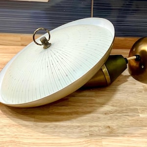 Atomic Pull Down Ufo Light - Etsy