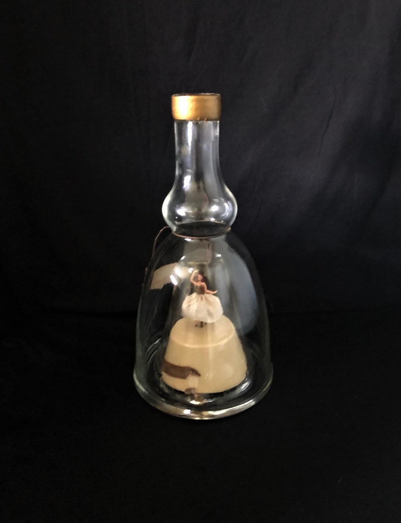 Bols Ballerina Liquor bottle Music Box Vintage Etsy
