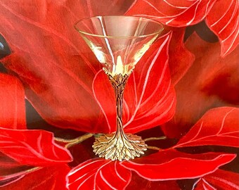 Vintage Grey Goose Vodka Martini Glass