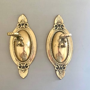 Vintage Solid Brass Wall Sconces Free Shipping