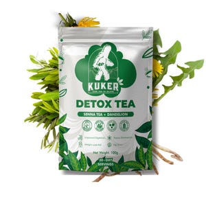 Detox Tea Loose Leaf 100g – 30-Day Programe for Herbal Detox Weight Loss Tea with Senna, Dandelion – Body Cleanse Tea Tatural Detox Tea